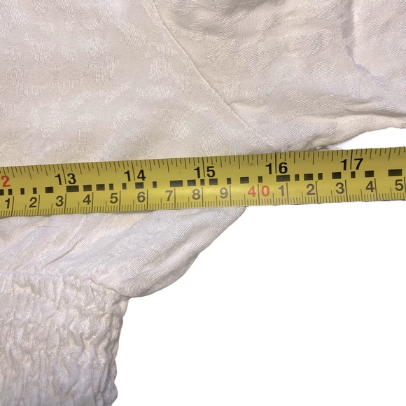 Altar’d State Off White Long Sleeve Crop Bell Sleeve Top / XS - Picture 4 of 6